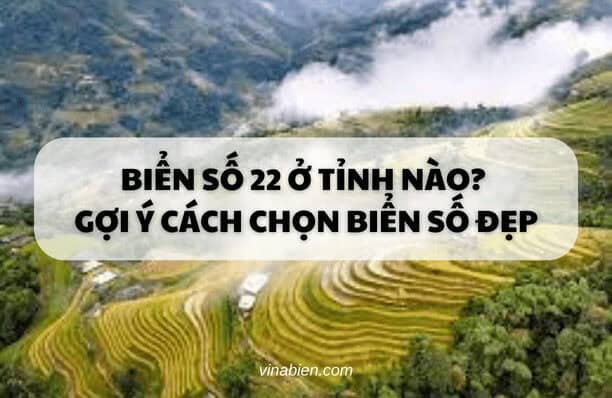 Biển số 22 ở tỉnh nào? Gợi ý cách chọn biển số đẹp