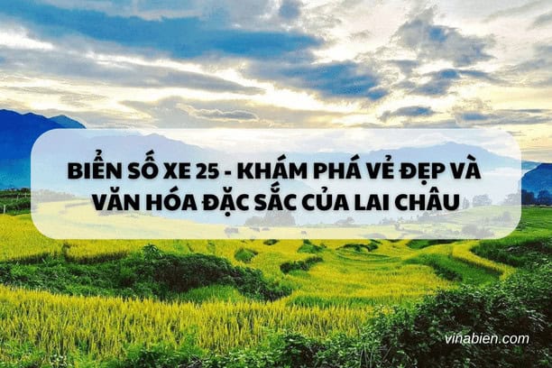 Biển Số Xe 25 – Khám Phá Vẻ Đẹp và Văn Hóa Đặc Sắc của Lai Châu